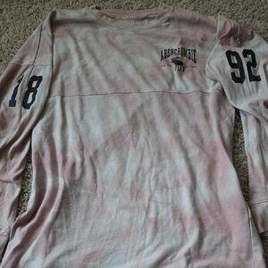 Abercrombie & Fitch Pink Tie-Dye Long Sleeve